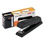 AntiJam Full Strip Stapler, 20 Sheet Capacity, Black