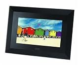 Polaroid XSU-00850B 8 Glass Digital Picture Frame - Piano Black