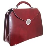 IMAGE OF Pratesi 'Veneziano' Leather Carryall in Nutella Brunelleschi Leather