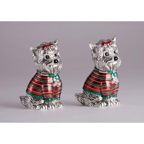 Yorkie Salt and Pepper Shakers