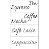 Snap Instant Wall Art Written Expresssions, Cafe, Espresso