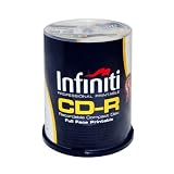 Infiniti Professional 52X CDR Full Face Printable 700Mb 80min Cakebox (100pk)