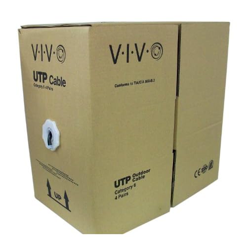 New 500 ft Cat6 Ethernet Cable / Wire 500ft Cat-6 Waterproof Outdoor / Direct Burial / Underground ~ VIVO