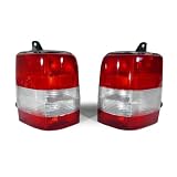 A Pair of Depo Red Toric Clear Tail Lights - Jeep Grand Cherokee ZJ 1993-1998 by Depo