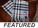 Authentic Burberry 100% Cashmere Scarf NWT - Grey / Gray - $295 retail - Guaranteed Authentic!
