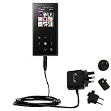 International Wall / AC Charger for the Samsung YP-S5 - Gomadic Brand w/ TipExchange Technology
