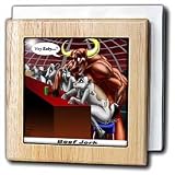 Beef Jerky - 6 Inch Tile Napkin Holder