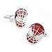 Sirius Jewelry Enamel Copper Marvel Super Hero Spiderman Cufflinks for Mens with Nice Case