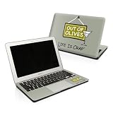 No Olives Design Skin Decal Sticker for Apple MacBook 13"" (Black or White Polycarbonate w/SEPARATE TRACKPAD)