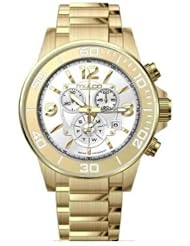 Mulco MW4-90147-321 Ferro Series Gold Tone IP Chronograph Swiss Watch