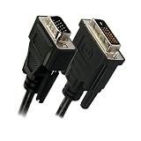 APM - Cordon Dvi Mâle Dual Link / Vga Hd 15 Mâle 24 + 1 Pin - 2,00 M - Nickel