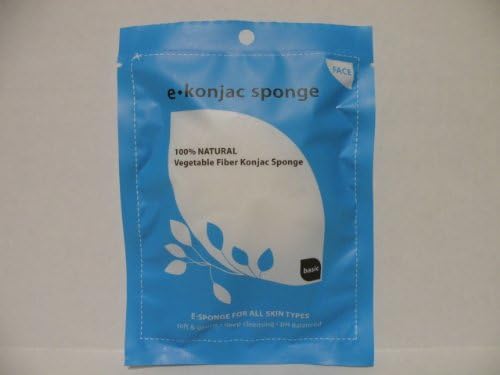 Pure Konjac Natural Cleansing &amp; Bath Sponge for Face and Body (6 pk) Konjac Sponge