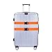 Hibate Adjustable Luggage Strap Heavy Duty Suitcase Belt - Orange, Pack of 2