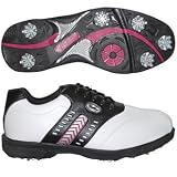 Buy Confidence Leather Golf Shoes - White/ Black - Buy One Pair Get One Pair Free