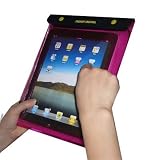 TrendyDigital WaterGuard Plus Waterproof Case for Apple iPad with Padding, Pink Border