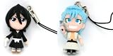 Bleach Burabura Swing Two 1" Figure Keychains - Rukia and GrimmjowIMAGE
