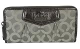 COACH(コーチ)アウトレット品 F45933 SV/GY 長財布/ラウンドファスナー【シグネチャー】【並行輸入品】