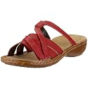 Rieker Regina 60860-33, Damen Clogs & Pantoletten, rot, (rosso/scala 33)