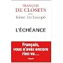 L'�ch�ance:La France � reconstruire de Fran�ois (de) Closets