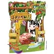Santoro Graphics Swing Card / Greeting Card - Farmyard - SC86
