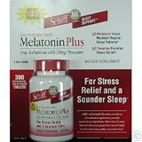 Schiff Melatonin Plus 3mg w/ 25mg Theanine - 300 Tablets