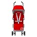 Maclaren Techno XT Stroller, Cardinal Red/Silver