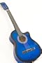 New Blue Acoustic Guitar W/ Accessories Combo Kit Beginners