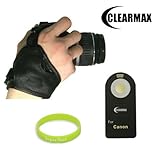 Clearmax Wireless Remote Control (Replaces Canon RC-5) And Camera Hand Grip ....