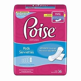 Poise Pads Ultimate Coverage: Quantity - Case of Four 36-packs