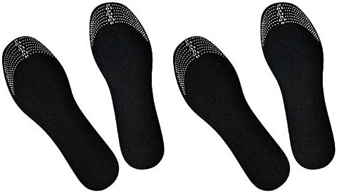 Pack of 2 Pairs Which Is 4 Insoles to Kill Off the Cause of Odor From Smelly Feet and Shoes Naturally with Activated Charcoal Wetness Drying and Odor Absorbing Shoe Insoles for Women's 7-12 and Mens 5.5-10.5 USA and Canada Shoe Sizes (2)