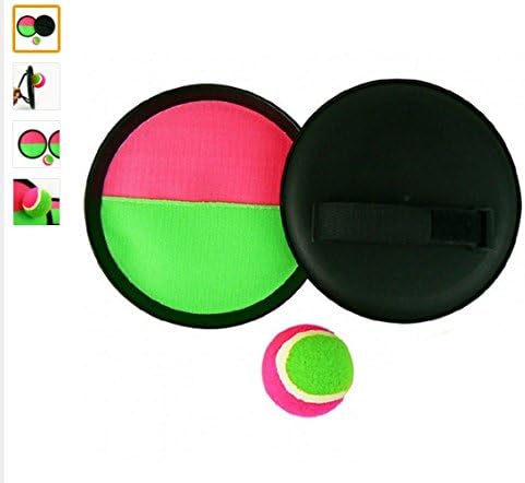 Throw &amp; Catch 2 Bats Ball Outdoor Play Garden Beach Family Game Toy