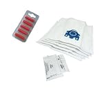 5 x Pack MIELE GN S2111, S400i to S499i, S600i to S699i, S800i to S899i, S5000 to S5999, Allervac Sensor 5000, Automatic TT5000, Cat & Dog TT5000, Revolution (Power Plus) 5000, Solution HEPA 5000 Replacement Vacuum Cleaner Hoover DUST BAGS & FILTERS & AIR FRESHENER STICKS - Made By FIRST4SPARES For MIELE GN SERIES