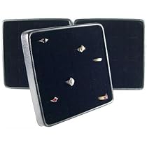 3 Black Ring Easel Displays Jewelry Showcase Countertop Piece