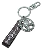 Official Death Note Skull Buckle Metal Keychain /w Leather Strap (GE-3928)