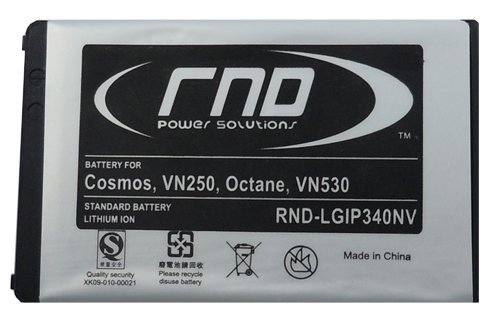 RND Li-Ion Battery (LGIP340NV) for LG Cosmos (VN250) and Octane (VN530) Smartphones