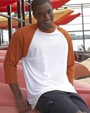 Adult 6.1 oz. Cotton 3/4 Sleeve Raglan Baseball Jersey