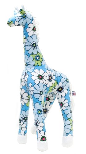 More image Color Zoo Grady The Giraffe Stuffed Animal, Blue