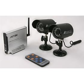 Astak CM-818C2 2.4GHz Security Surveillance Camera Set