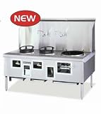 American Range Commercial 4 Burner Chinese Gas Range 114 Wide ARCR-4