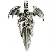 Winged Reaper Silver Pendant