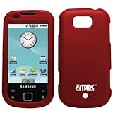 EMPIRE Red Rubberized Snap-On Cover Case for U.S. Cellular Samsung Acclaim  ....