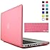 iBenzer&reg; - 2 in 1 Multi colors Soft-Touch Plastic Hard Case Cover & Keyboard Cover for Macbook Pro 13'', Pink MMP13PK+1