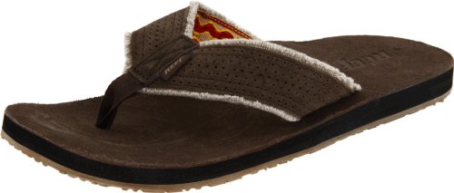 Reef Men's Leather Surf And Saddle Thong Sandal