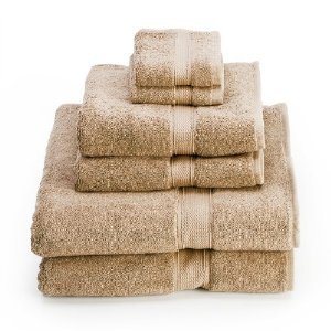 Luxury Spa Collection - 10 PC SAND Towel Set - 100% Egyptian Cotton