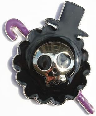 (1) 3D One Piece Brook Pirate Badge Emblem Style JDM Euro Cool Funny Car Decal or Sticker