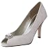 J.Renee Womens Mona Peep-Toe Pu