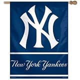 New York Yankees Blue NY Logo Flag or Banner