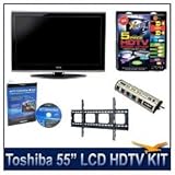 Toshiba 55XU600 55" LED HDTV, WiFi Ready, Slim Depth: 50mm, HD Ready, Edge  ....