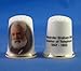 Porcelain China Collectable Thimble - Alexander Bell Inventor of Telephone -- Free Gift Box