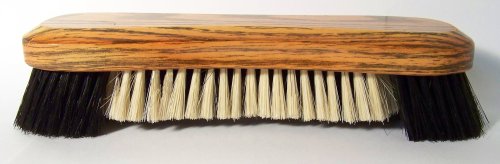 10 1/2 Wooden horse hair pool table brush